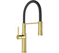 Mexen Dina grifo de cocina, dorado/negro - 672701-57 3101 5907709192898