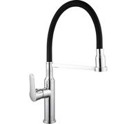 Mexen Edna grifo de cocina, cromo/negro - 672900-00 4222 5907709174375