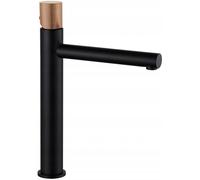 Mexen Elba One grifo de lavabo alto, negro/oro rosa - 74111-76 4588 5907709112667