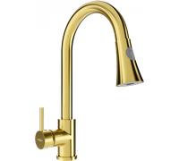 Mexen Elia grifo de cocina, dorado - 670101-50 2057 5907709192577