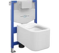 Mexen Elis kit empotrado WC bastidor Fenix XS-F con taza WC, blanco brillo - 6803391XX00 13063 5907709163805