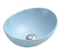 Mexen Elza lavabo sobre encimera 40 x 33 cm, azul mate - 21014049 1136 5903163389706