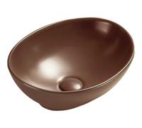 Mexen Elza lavabo sobre encimera 40 x 33 cm, marrón mate - 21014068 15986 5907709157132