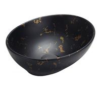Mexen Elza lavabo sobre encimera 40 x 33 cm, piedra negra - 21014097 21878 5907709157781