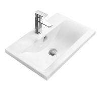 Mexen Emma fregadero empotrado en encimera de 42 x 39 cm, blanco - 25054200 2260 5903163381267
