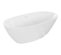 Mexen Eris bañera independiente 180 x 80 cm, blanca, desagüe blanco - 53441808000-20 46481 5905315384423