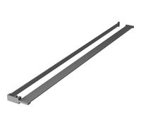 Mexen estante para mampara de ducha con toallero, metal ahumado - 800-02-95 50006 5905315078506