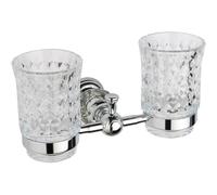 Mexen Estela doble vaso para cepillos de dientes, cromo - 7011552-00 386 5907709120310
