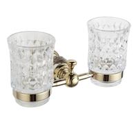 Mexen Estela doble vaso para cepillos de dientes, dorado - 7011552-50 388 5907709120327