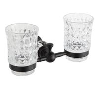 Mexen Estela doble vaso para cepillos, negro - 7011552-70 391 5907709120341