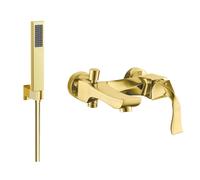 Mexen Estrella R02 batería de bañera con set de ducha, dorada - 7233R02-50 3376 5907709198999