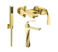 Mexen Estrella R02 conjunto de bañera, dorado - 72313R02-50 3373 5907709198968