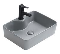 Mexen Eva lavabo sobre encimera 48 x 37 cm, gris claro mate - 21424961 15922 5907709157217