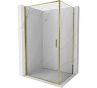 Mexen Exo-B cabina de ducha abatible 95 x 70 cm, transparente, dorada - 817-095-070-50-00 58957 5905315572066