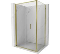 Mexen Exo-F cabina de ducha plegable 85 x 90 cm, transparente, dorada - 816-085-090-50-00 59032 5905315571830