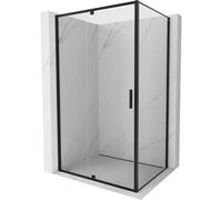 Mexen Exo-R cabina de ducha abatible 120 x 80 cm, transparente, negra - 819-120-080-70-00 54787 5905315408723