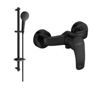 Mexen Fabia DB05 grifo de ducha con conjunto de ducha, negro - 74654DB05-70 5911 5907709187962