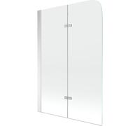 Mexen Felix mampara de baño con bañera de 2 hojas 100 x 140 cm, transparente, cromo - 890-100-002-01-00 2371 5903163385531