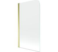 Mexen Felix mampara de baño de 1 hoja 70 x 140 cm, transparente, dorada - 890-070-001-50-00 2355 5907709126107