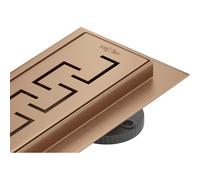 Mexen Flat 360° M15 drenaje lineal giratorio 60 cm, cobre cepillado - 1C24060-40 84182 5905315729989