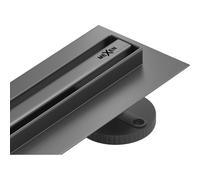 Mexen Flat 360° Slim desagüe lineal giratorio 150 cm, gris pistola cepillado - 1E41150 83606 5905315990181