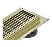Mexen Flat Desagüe lineal M33 de 90 cm, dorado - 1533090-15 6605 5907709163171