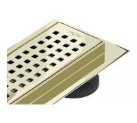 Mexen Flat M08 desagüe lineal 100 cm, dorado - 1525100-15 1135 5907709195479