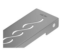 Mexen Flat M18 cubierta para desagüe lineal 100 cm, gris cañón cepillado - 1E23100 83523 5905315989758