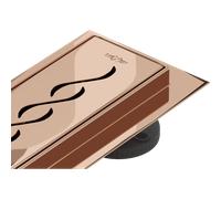 Mexen Flat M18 desagüe lineal 100 cm, oro rosa - 1623100-15 83856 5905315728104