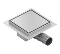 Mexen Flat-Q M13 desagüe de piso cuadrado 15 x 15 cm, inox - 1010015 932 5903163380451