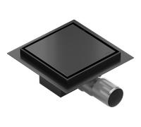 Mexen Flat-Q M13 desagüe de piso cuadrado 20 x 20 cm, negro - 1710020 83772 5905315987433