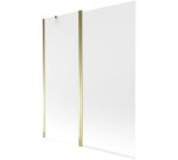 Mexen Flip - Mampara para bañera (2 hojas, 140 x 150 cm)