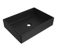 Mexen Goya lavabo sobre encimera 51 x 37 cm, negro mate - 22185085 15915 5907709158115