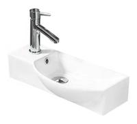 Mexen Hugo lavabo sobre encimera derecho 50 x 23 cm, blanco - 21255000R 1224 5903163381953