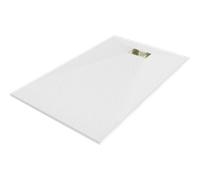 Mexen Hugo plato de ducha rectangular SMC 160 x 80 cm, blanco, cubierta dorada - 42108016-G 25112 5905315225009