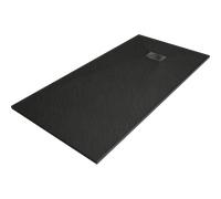 Mexen Hugo plato de ducha rectangular SMC 180 x 90 cm, negro, cubierta negra - 42709018-B 25281 5905315226730