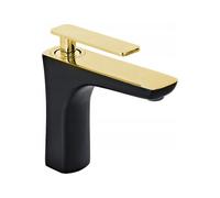 Mexen Indus grifo de lavabo, negro/dorado - 744600-75 3947 5907709173514