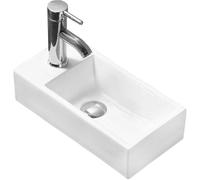 Mexen Inez lavabo de sobremesa derecho 45 x 25 cm, blanco - 21434500R 1259 5903163381137
