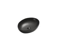 Mexen Jowita lavabo sobre encimera 52 x 39 cm, negro mate - 21355285 16008 5907709157408