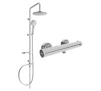 Mexen Kai Carl conjunto de ducha empotrado con rociador y grifo de ducha termostático, cromo - 77100240-00 5970 5907709180543