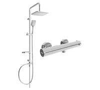 Mexen Kai Sven conjunto de ducha externo con cabezal de ducha y grifo termostático, cromo - 77100262-00 5971 5907709180550