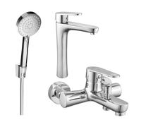 Mexen Kama R75 set de bañera, cromo - 72513R75-00 3181 5907709196391