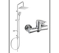 Mexen Kama Sven conjunto de ducha empotrado con rociador y grifo de ducha, cromo - 72540262-00 6083 5907709181670