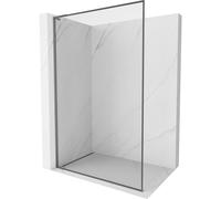 Mexen Kioto-F L panel de ducha Walk-in con marco 115 x 202 cm, transparente 8 mm, gun metal - 800-115-174-95-00 60227 5905315568250