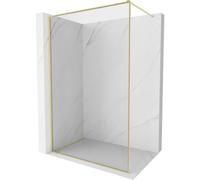 Mexen Kioto-F panel de ducha Walk-in con marco 60 x 202 cm, transparente 8 mm, oro cepillado - 800-060-104-55-00 55051 5905315463067