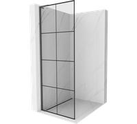Mexen Kioto L panel de ducha Walk-in 70 x 200 cm, rejilla negra, metalizado - 800-070-103-95-77 40653 5905315257758