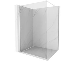 Mexen Kioto mampara de ducha Walk-in 90 x 200 cm, transparente 8 mm, blanca - 800-090-101-20-00 14208 5907709123007