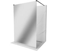 Mexen Kioto panel de ducha independiente 120 x 200 cm, espejo 8 mm, negro - 800-120-002-70-50 14102 5907709134874