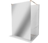 Mexen Kioto panel de ducha independiente 120 x 200 cm, espejo 8 mm, oro rosa - 800-120-002-60-50 14099 5907709134829