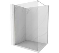 Mexen Kioto panel de ducha Walk-in 95 x 200 cm, transparente 8 mm, níquel cepillado - 800-095-101-97-00 36785 5905315245199